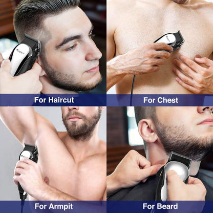 Professional Clippers Kit for Hair cut & Trimming with High-Power