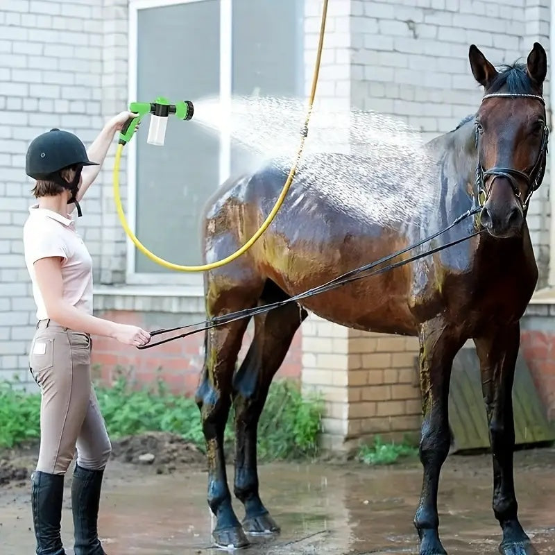 Hochdruck-Duschbrause für Haustiere – Vielseitiges Hundewaschgerät für den Außenbereich zum Baden von Haustieren, Blumengießen und Autowaschen