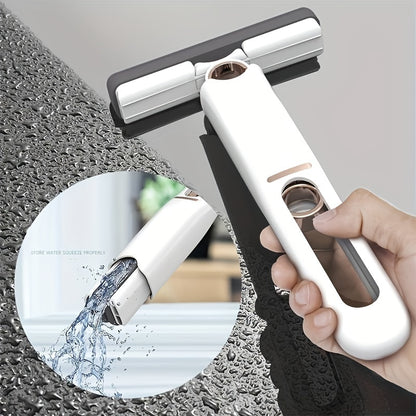 New Portable Self-NSqueeze Mini Mop, Lazy Hand Wash-Free Strong Absorbent Mop Multifunction Portable Squeeze Cleaning Mop