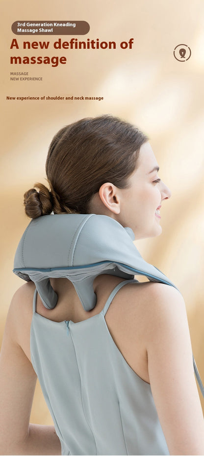 Shoulder Massage Instrument Neck Kneading Hot Compress Multifunctional Wireless