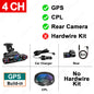 4-Kanal 1080P WiFi GPS Auto-DVR mit Doppellinsen, 8 Infrarotlichtern und 170-Grad-Nachtsicht-Dashcam