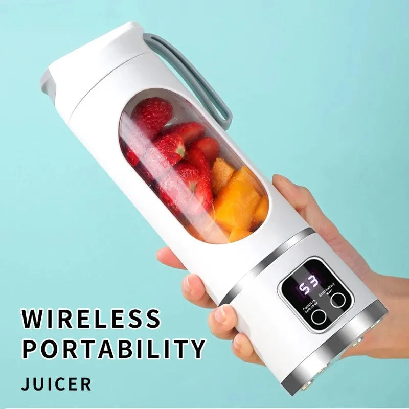 Electric Juicer Mini Portable Blender Fruit Mixers Fruit Extractors Multifunction Juice Maker Machine Blender Smoothies Mixer