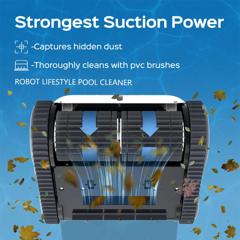 AquaBot Cordless Pool Cleaner, Easy to Use Pool Cleane, Robotic Pool Cleaner