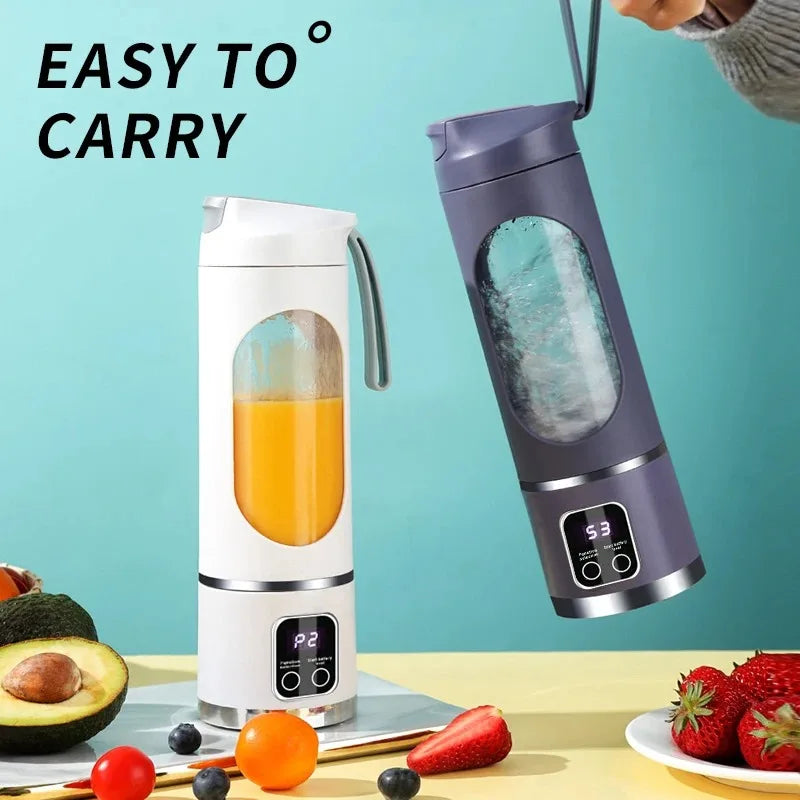 Electric Juicer Mini Portable Blender Fruit Mixers Fruit Extractors Multifunction Juice Maker Machine Blender Smoothies Mixer