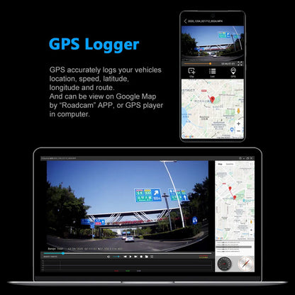 WIFI GPS Logger Dual Lens Car DVR