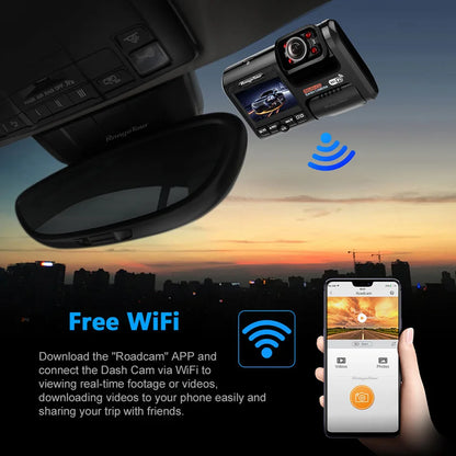 WIFI GPS Logger Dual Lens Car DVR