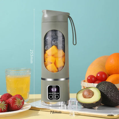 Electric Juicer Mini Portable Blender Fruit Mixers Fruit Extractors Multifunction Juice Maker Machine Blender Smoothies Mixer