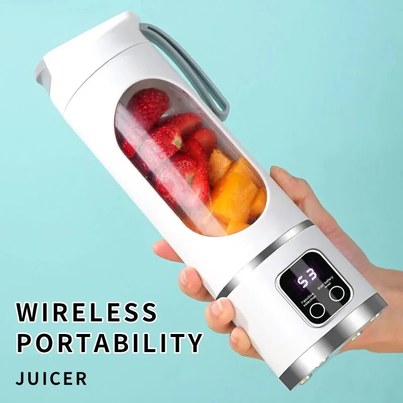 Electric Juicer Mini Portable Blender Fruit Mixers Fruit Extractors Multifunction Juice Maker Machine Blender Smoothies Mixer